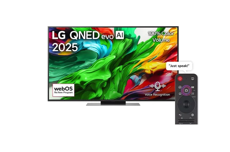 تلفزيون إل جي 55 بوصة QNED evo Mini LED بدقة 4K سمارت QNED86 (2025)