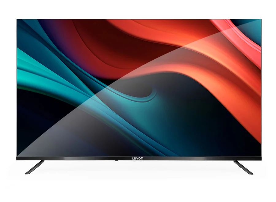 شاشة ليفون 50 بوصة 4K QLED سمارت جوجل تي في، بدون إطار، رسيفر داخلي