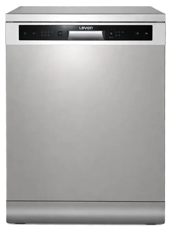 Levon Dishwasher 60 cm, 13 Place Settings, 6 Programmes, Digital – Stainless Steel