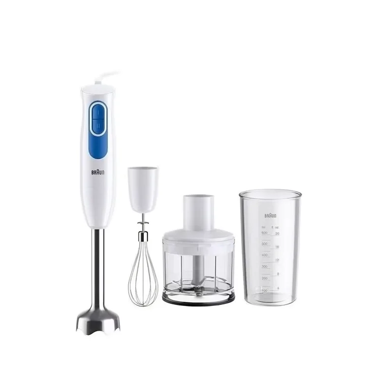 Braun MultiQuick 2 Hand Blender 600 W with Chopper & Whisk – White