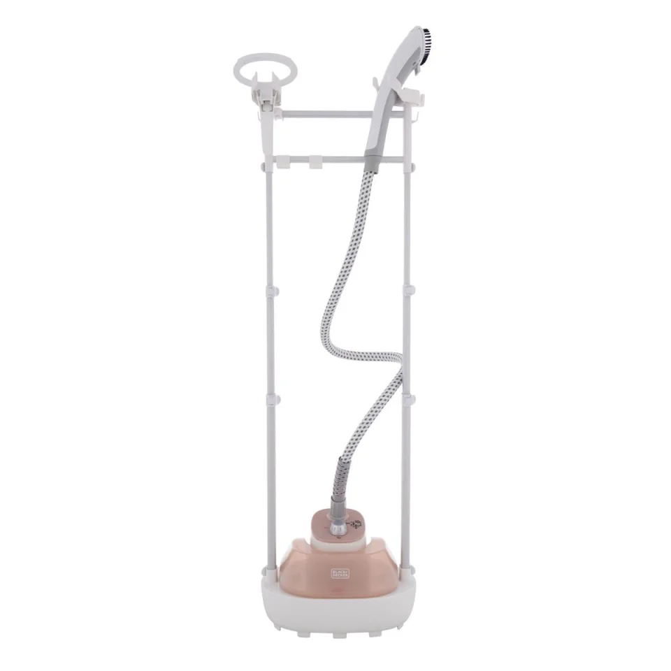 Black+Decker Garment Steamer 1785 W, 2 L – White / Rose Gold