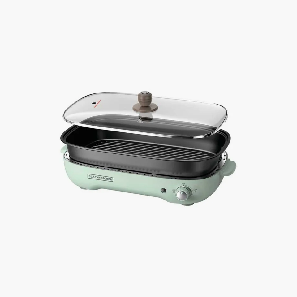 Black+Decker Multi-function Electric Grill & Hotpot 1400 W, 4 L