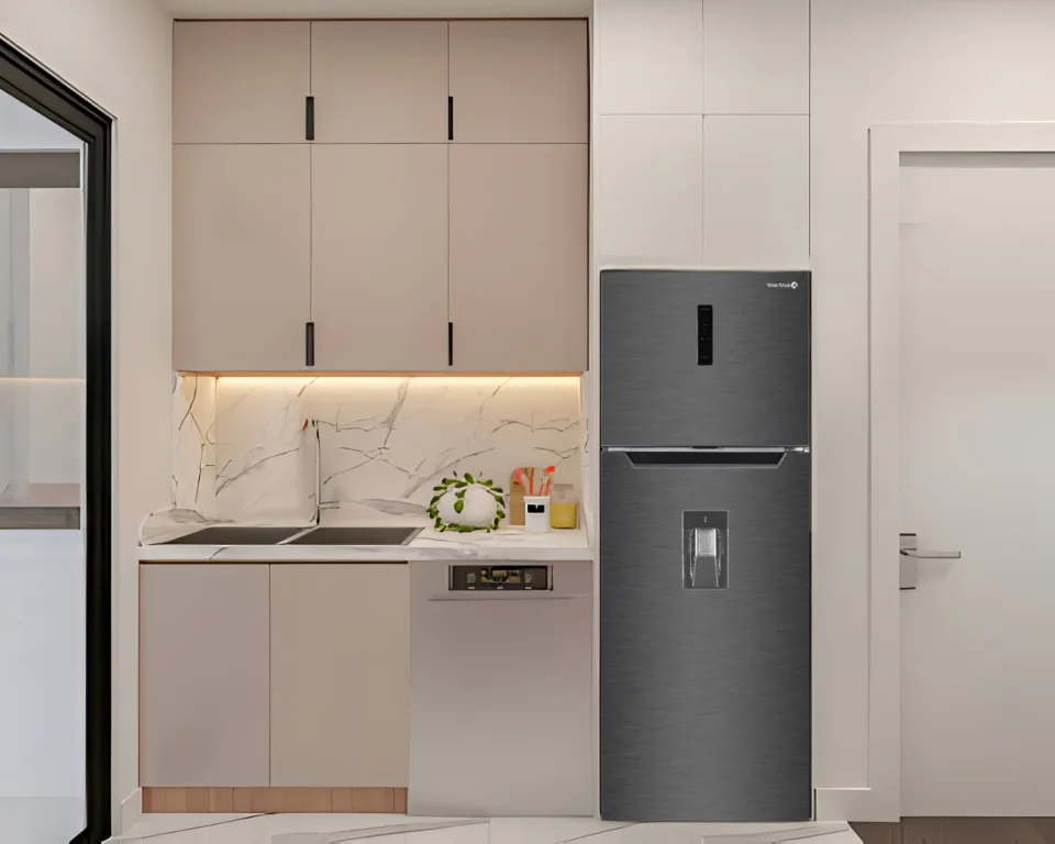 White Whale No Frost Refrigerator 430 L, 2 Doors, Water Dispenser – Black