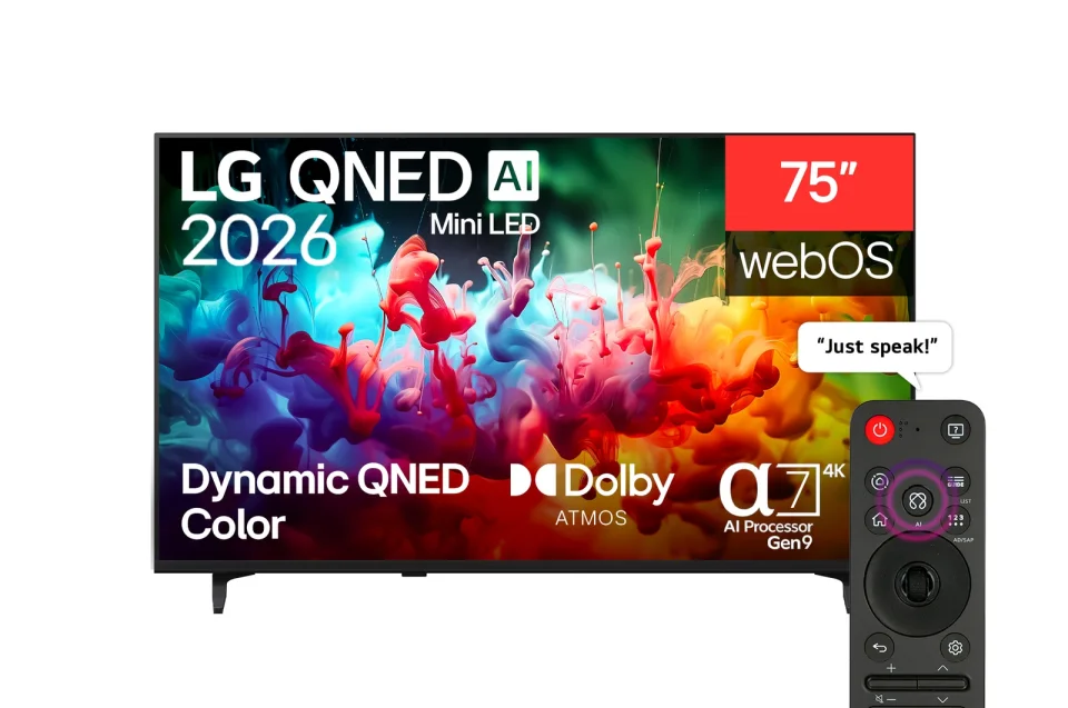 LG 75 inch QNED Mini LED 4K Smart TV QNED70 (2026)