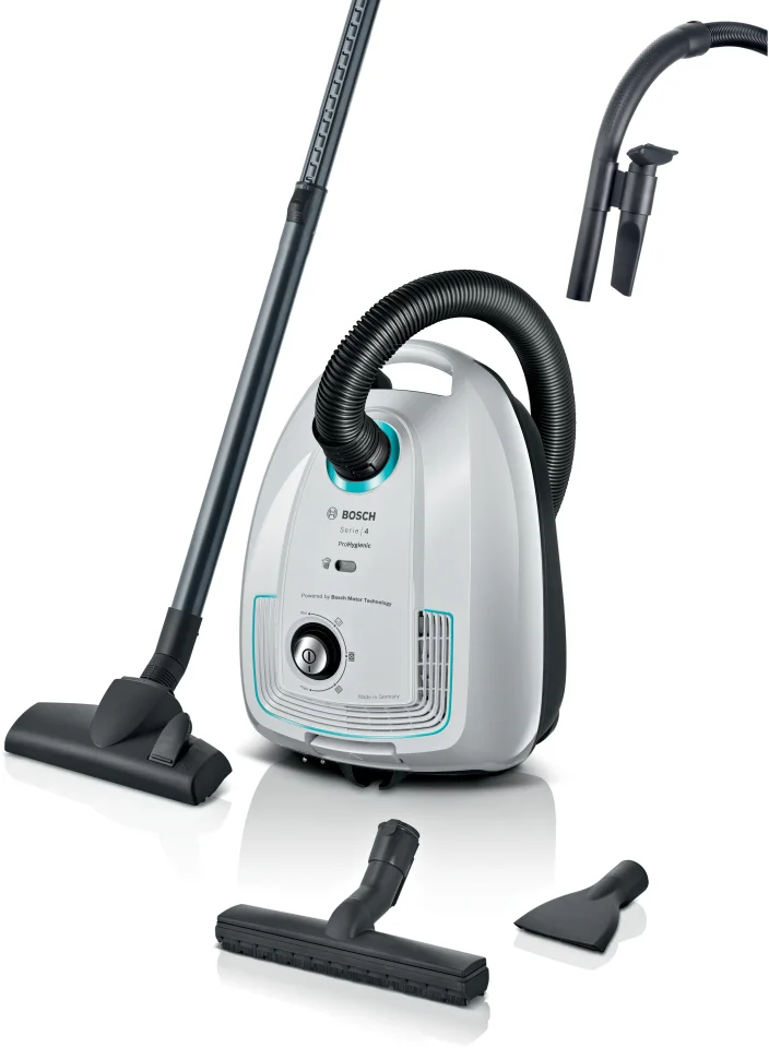 Bosch Series 4 Bagged Canister Vacuum Cleaner – White