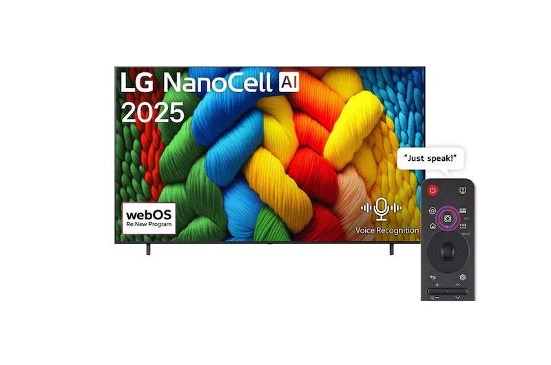 LG 86 inch NanoCell 4K Smart TV NANO80 (2025)