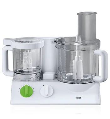 Braun TributeCollection Food Processor 600 W, 2 L Bowl – White
