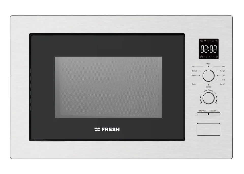 Fresh Built-in Microwave 25 L, 850 W with Grill, Digital – Stainless steel