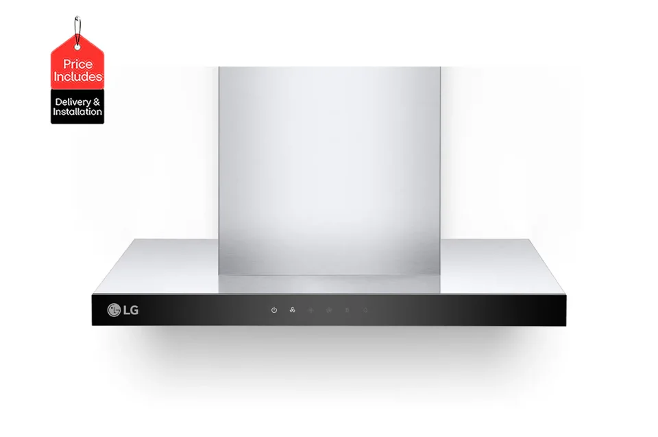 LG Chimney Hood 60 cm, 830 m³/h, Touch Control – Stainless Steel