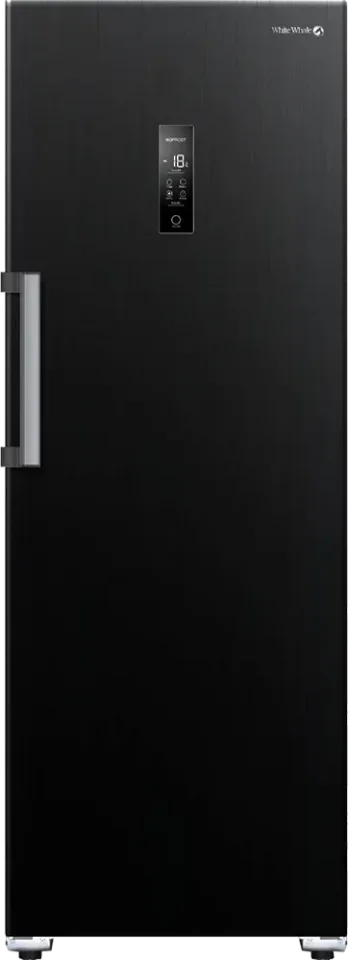 White Whale Upright Freezer, 6 Drawers – Black