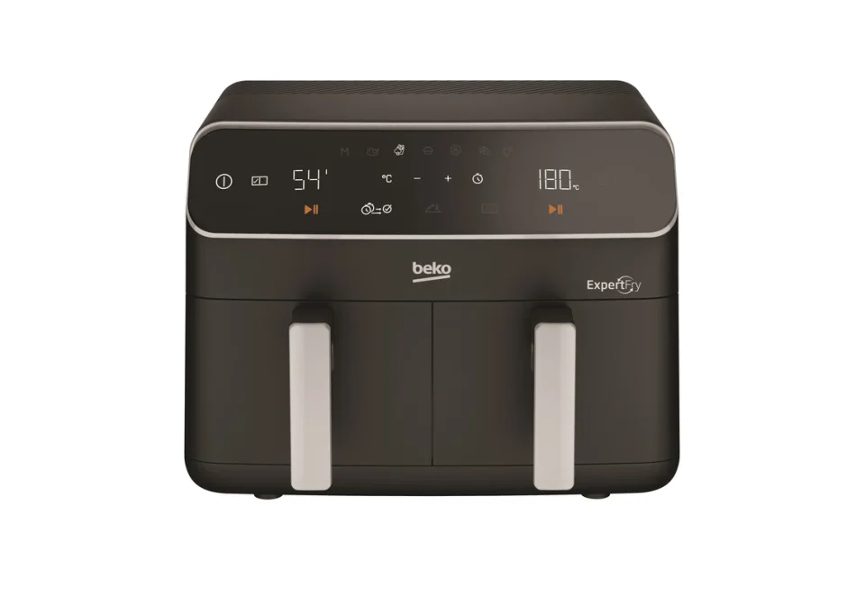Beko Dual-Basket Air Fryer 8.5 L, 2400 W – Black